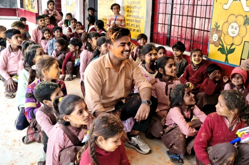 Colors of Joy:  A Heartwarming Holi Celebration with Little Smiles